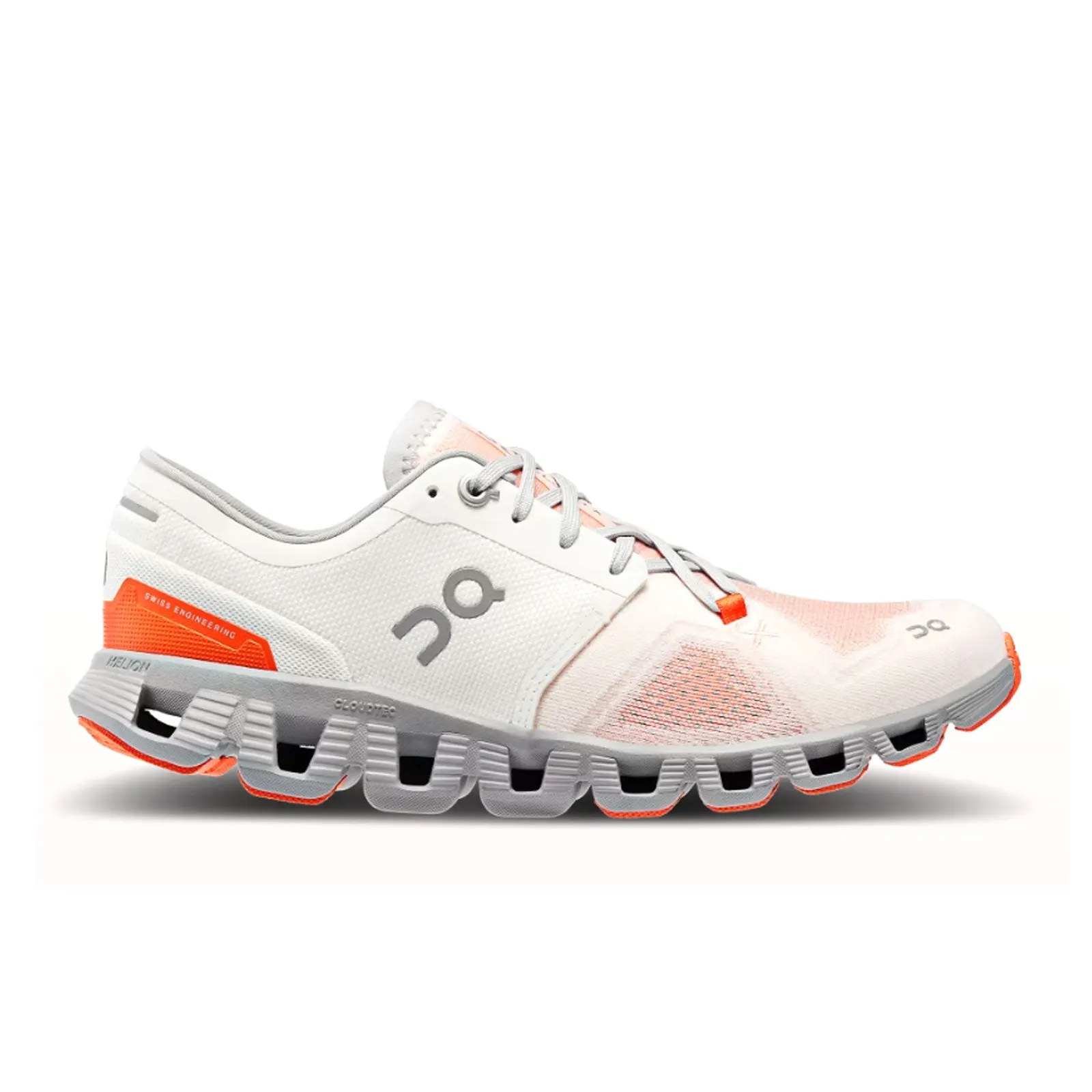 On Running Cloud X 3 Running Shoe (Women) - Ivory/Alloy