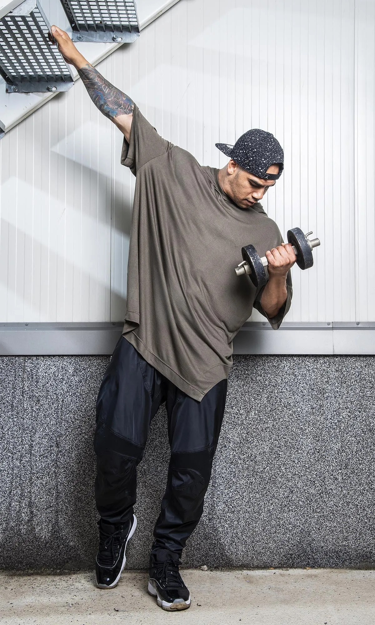 Oversized Split-Hem T-Shirt