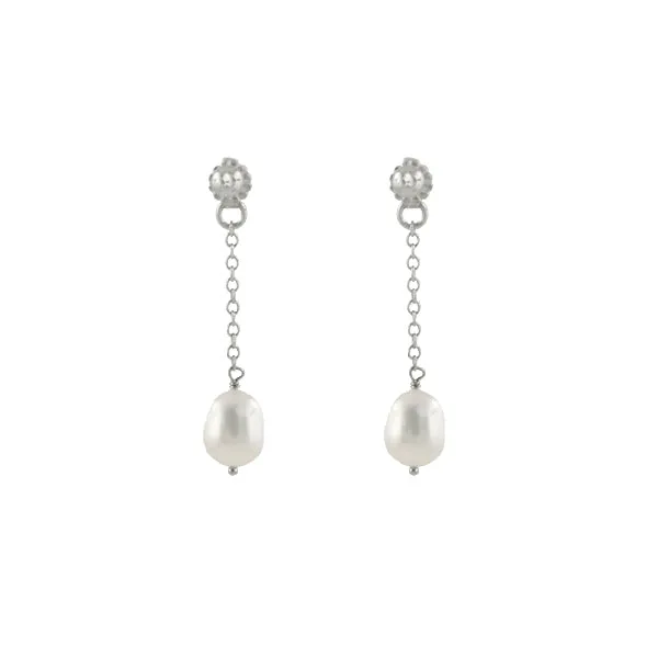 Pearl Post and Ear Jacket Earrings