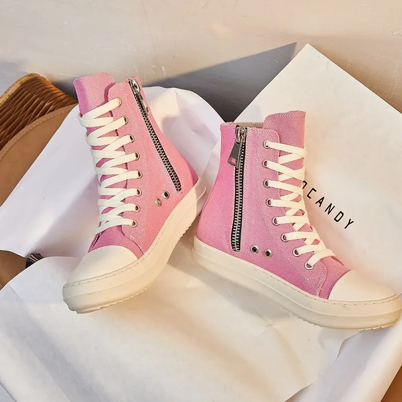 Pink Platform Sneakers