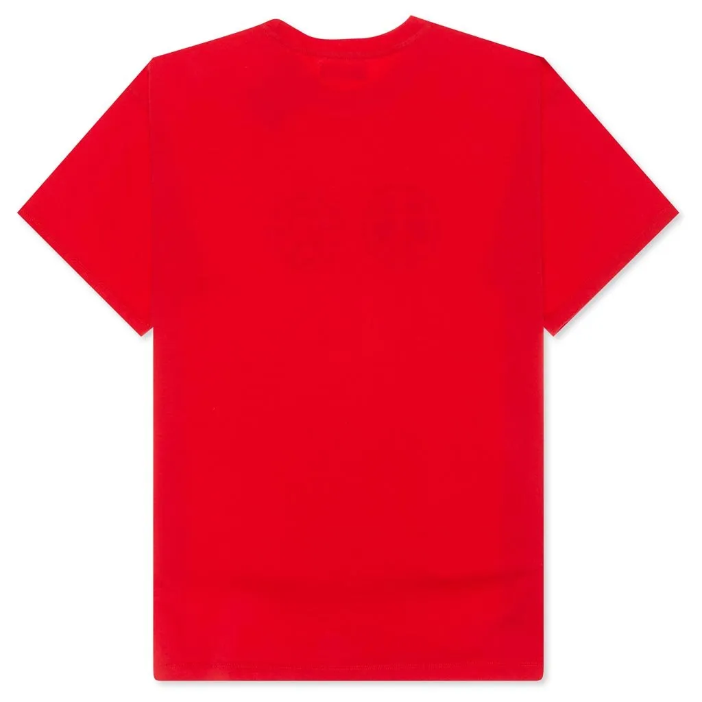 Print Logo T-Shirt - Red