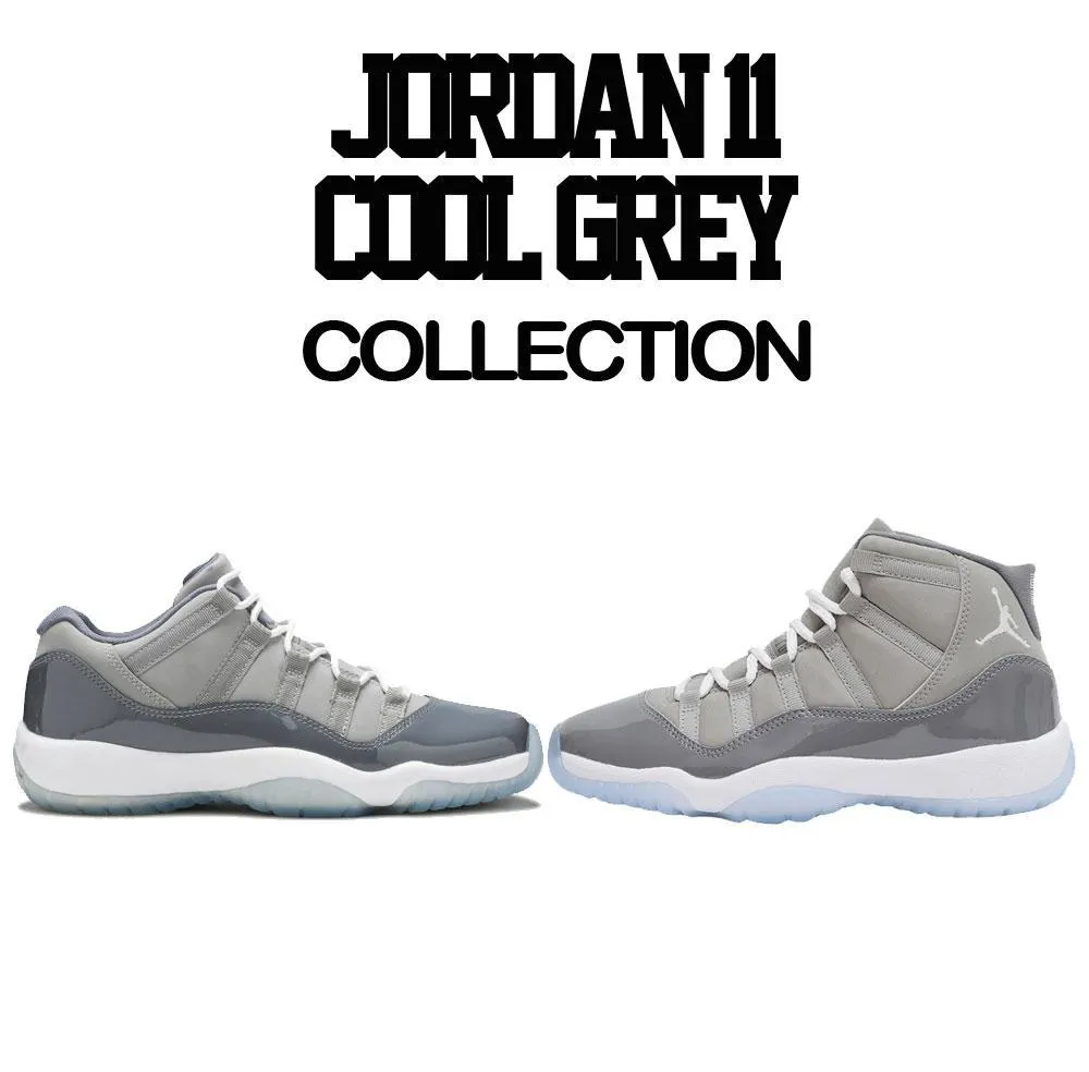 Retro 11 Cool Grey Sweater - All Dogs - Grey