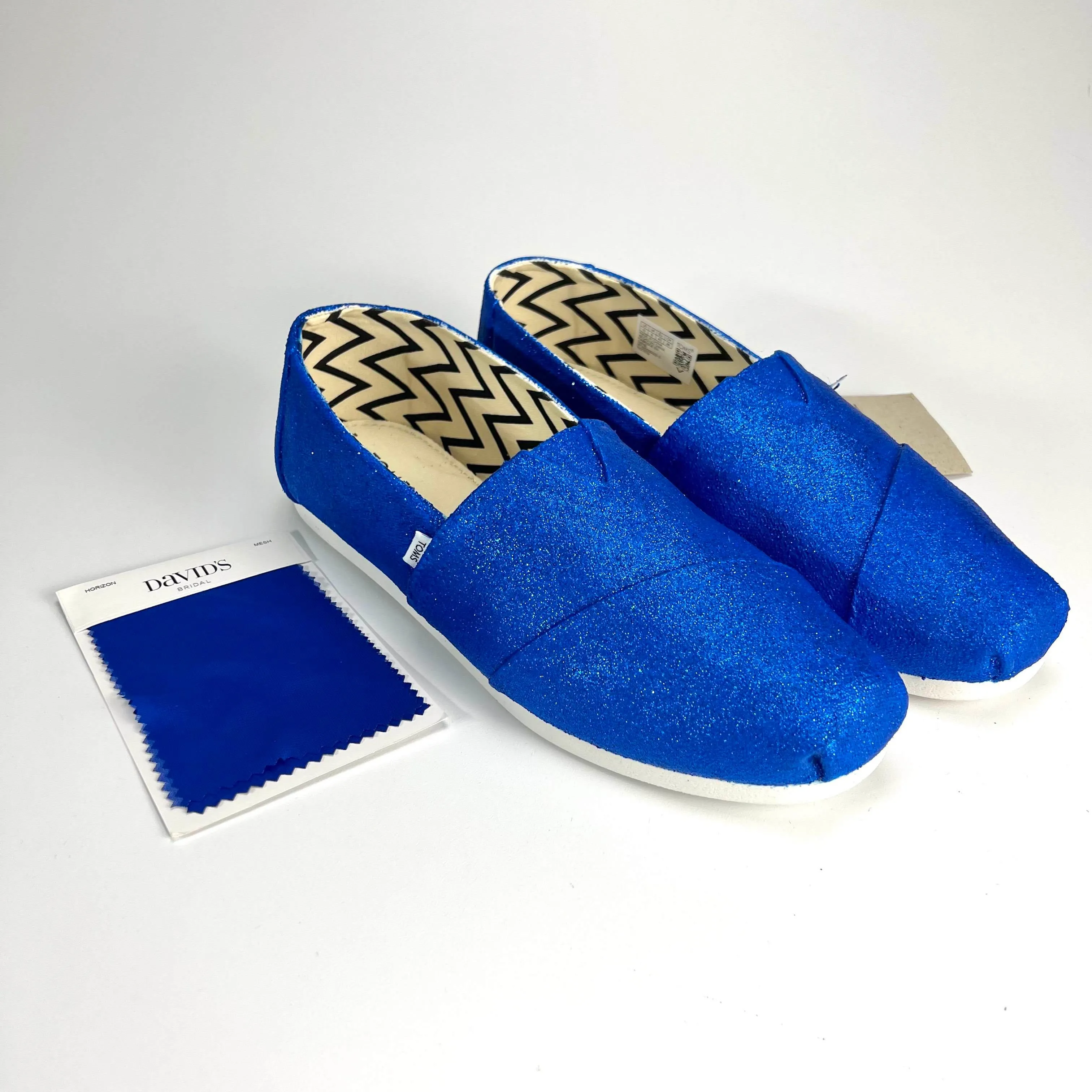 Royal Blue Glitter Shoes