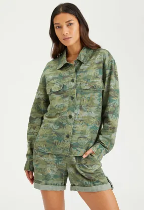 Sanctuary - Cropped Tropical Shacket