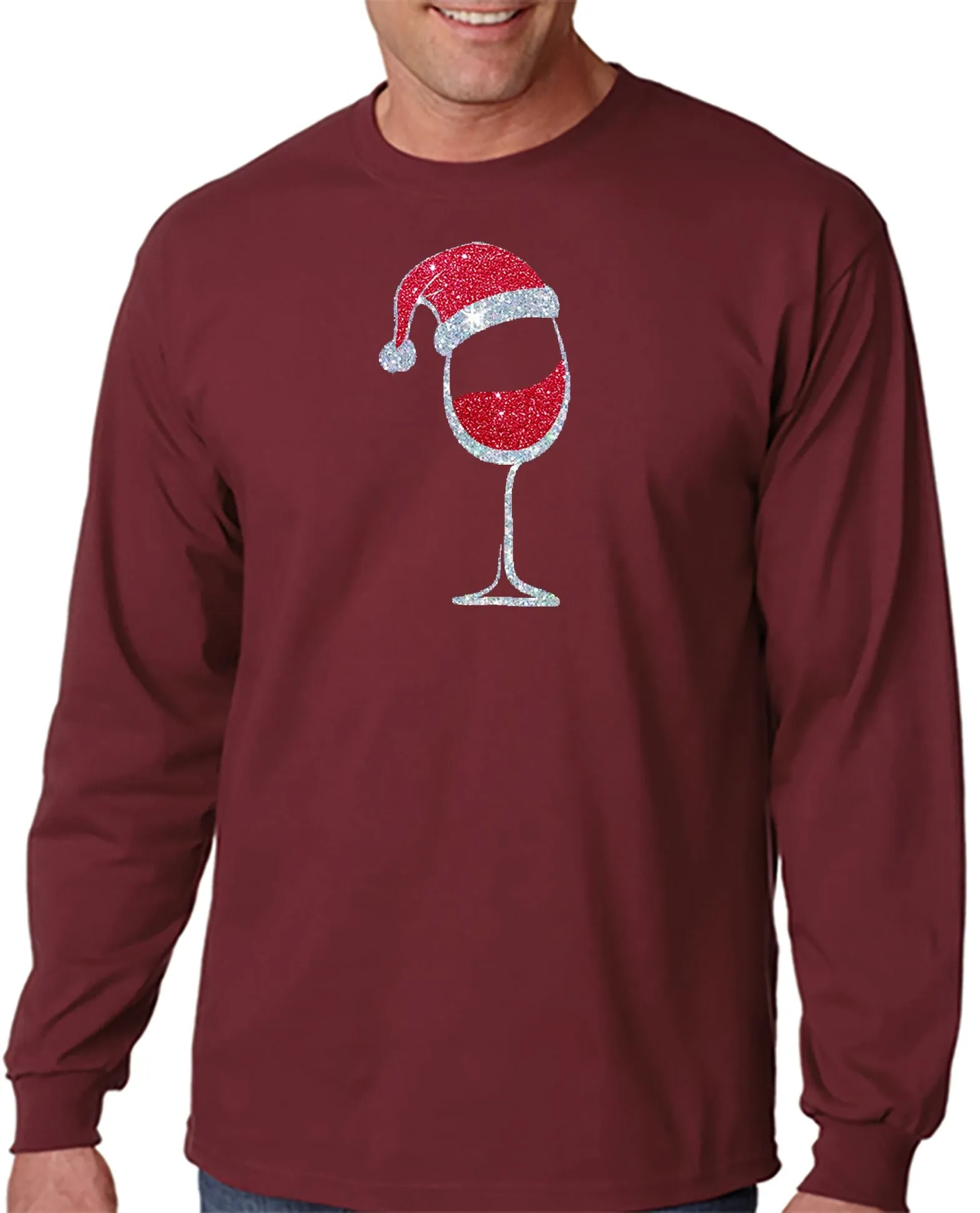 Santa Wine T-Shirt - Merry Christmas