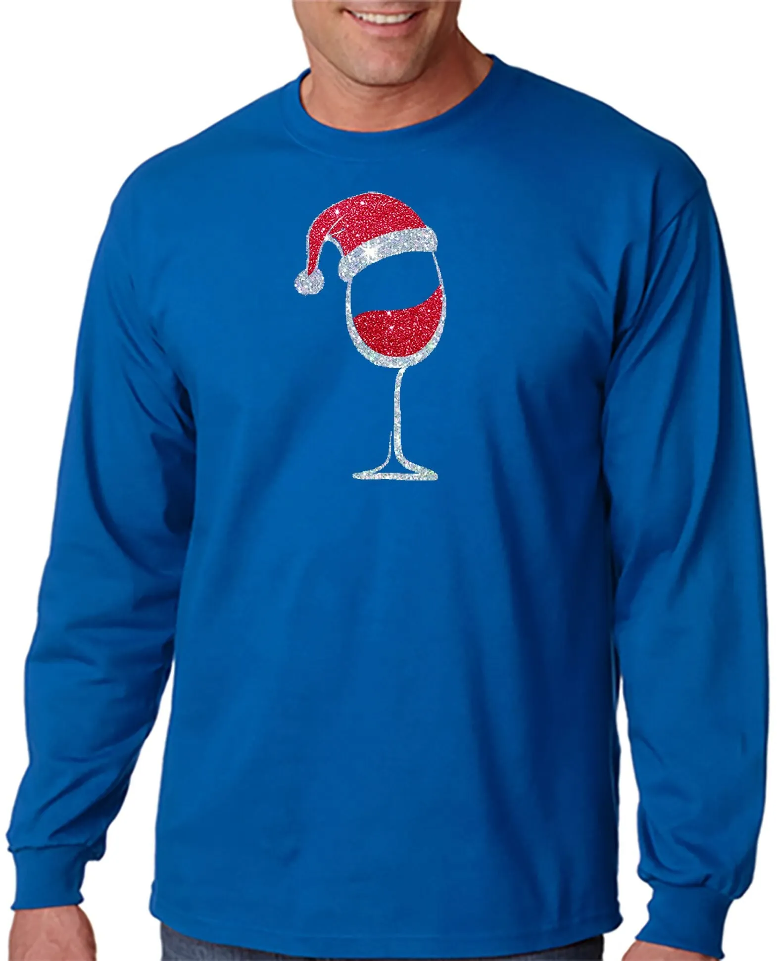 Santa Wine T-Shirt - Merry Christmas