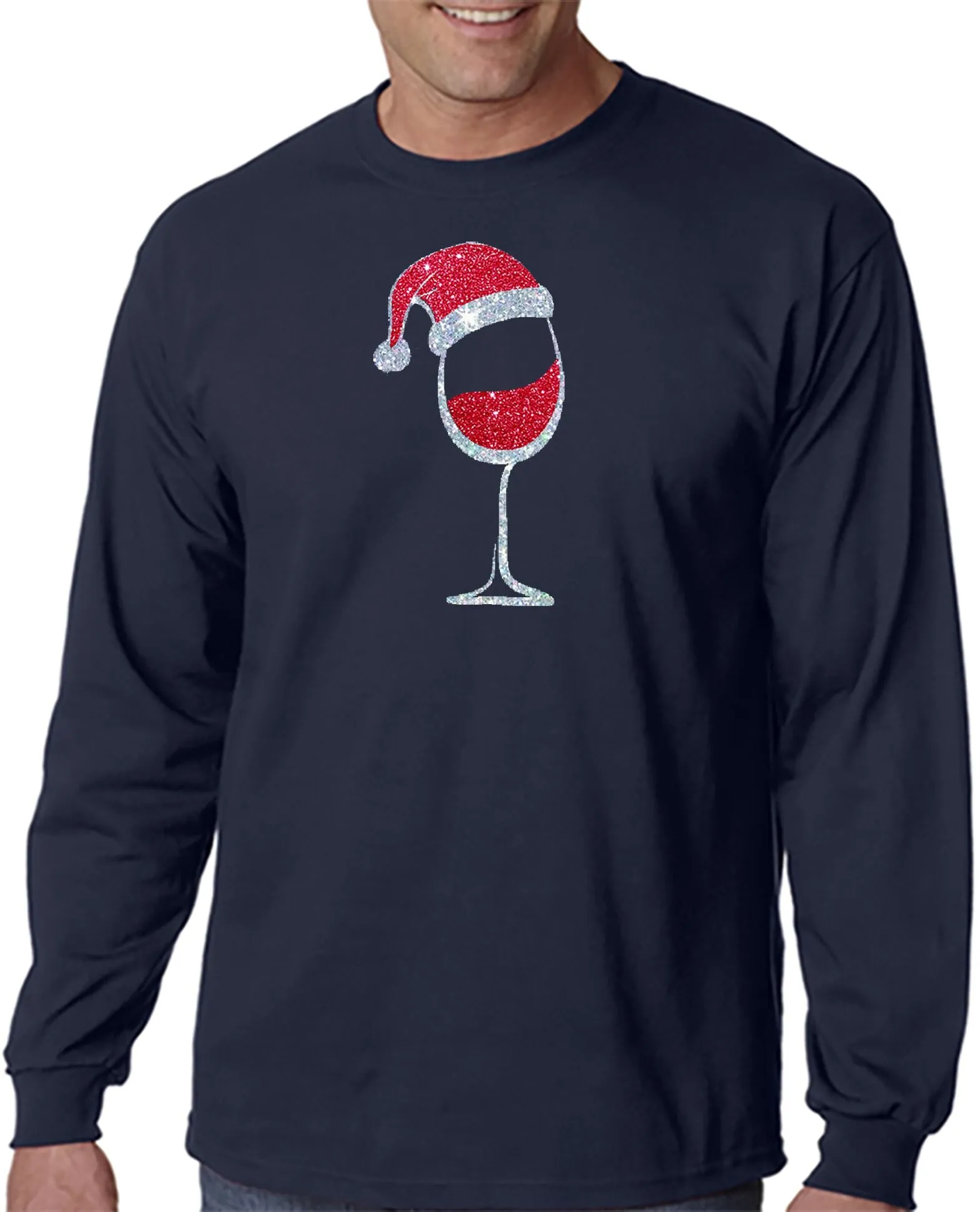 Santa Wine T-Shirt - Merry Christmas