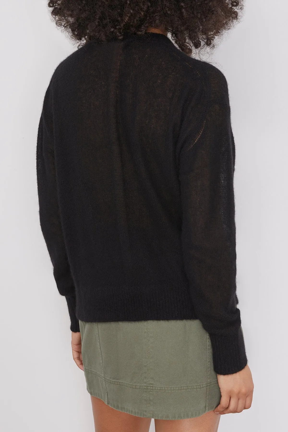 Softest Tissue Weight Sweater in Black