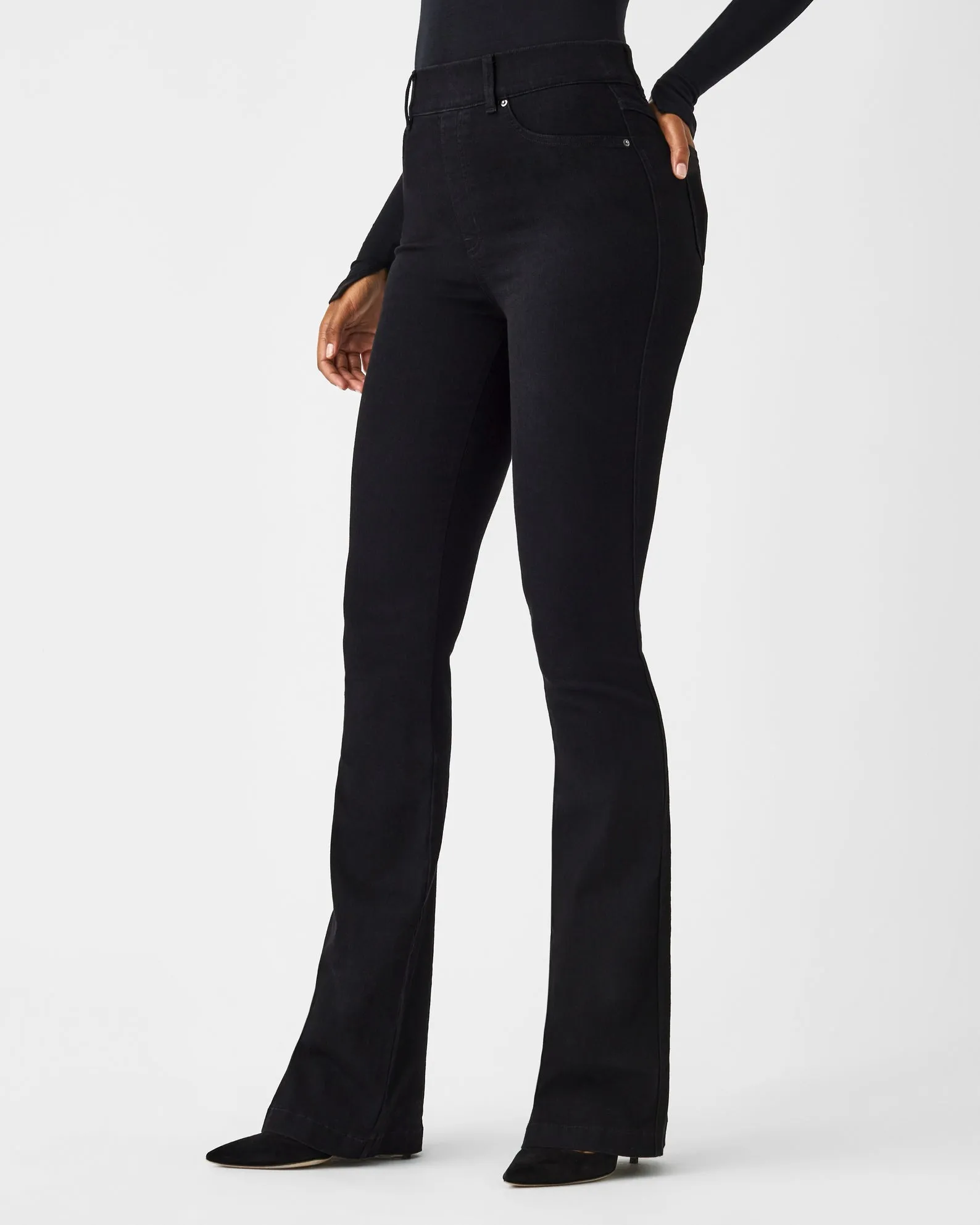 Spanx Flare Jeans Clean Black