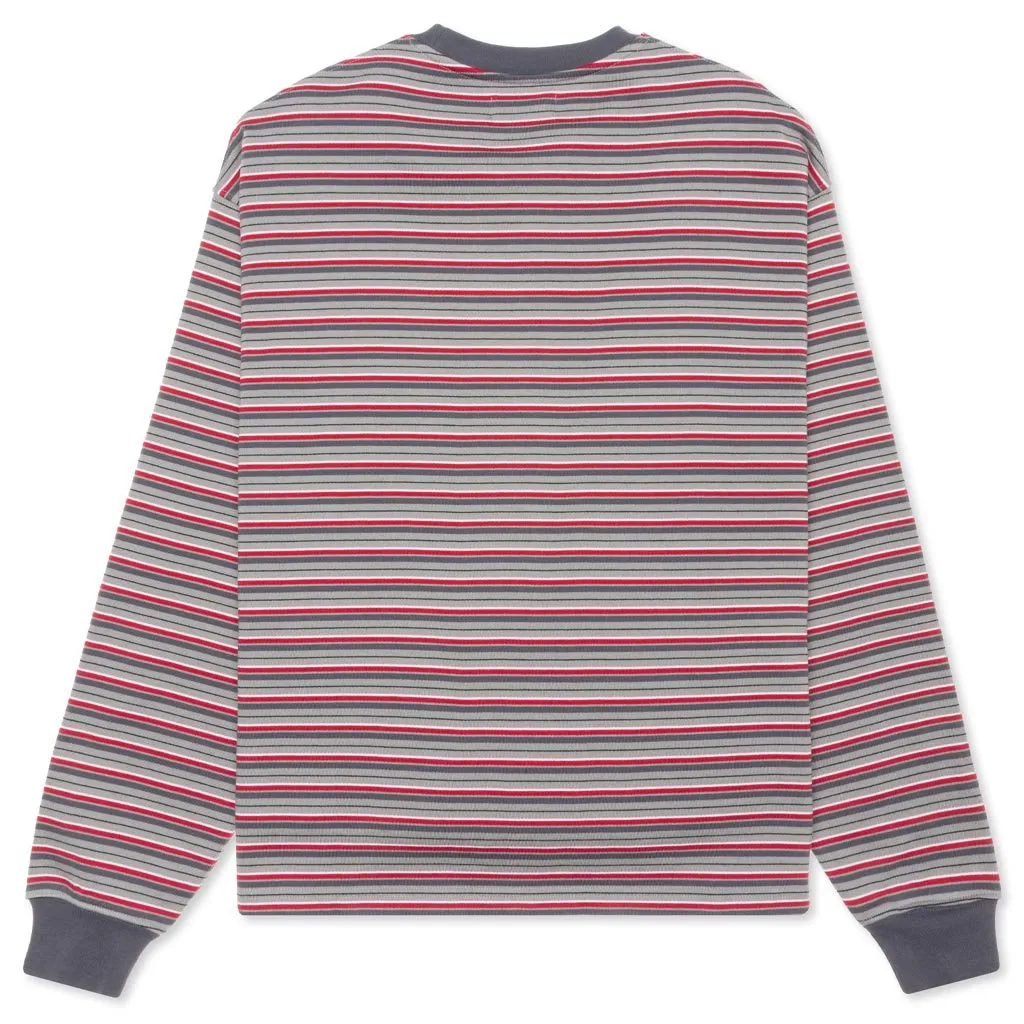 Striped Sweatshirt - Red