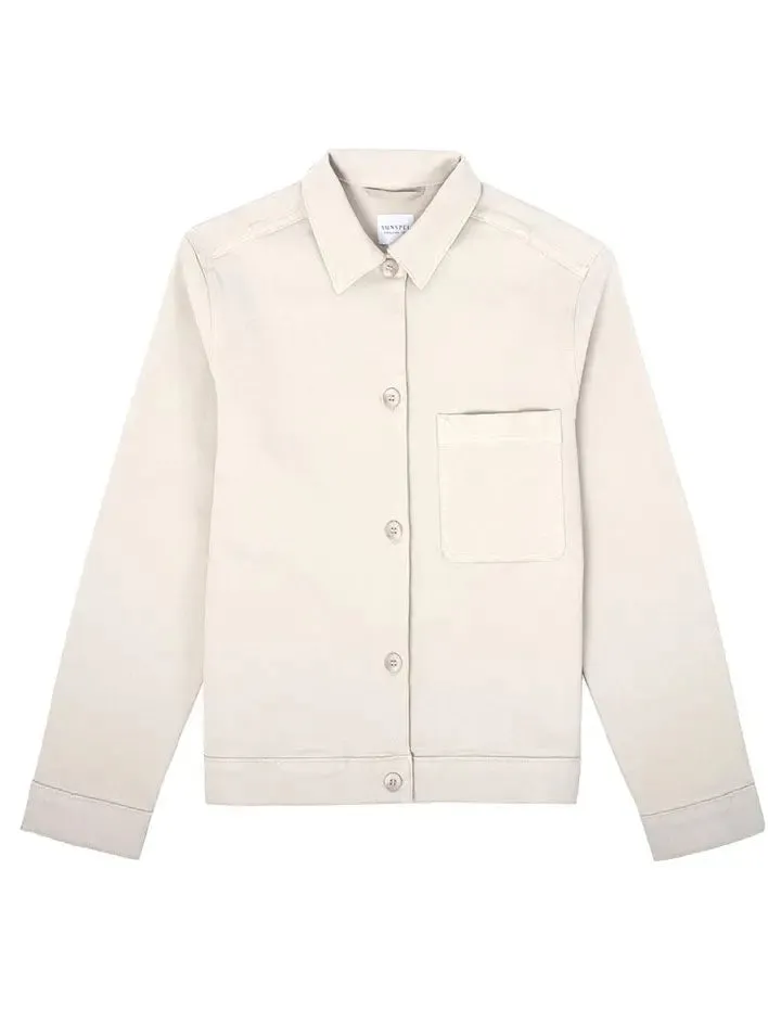 Sunspel Chore Jacket Chalk