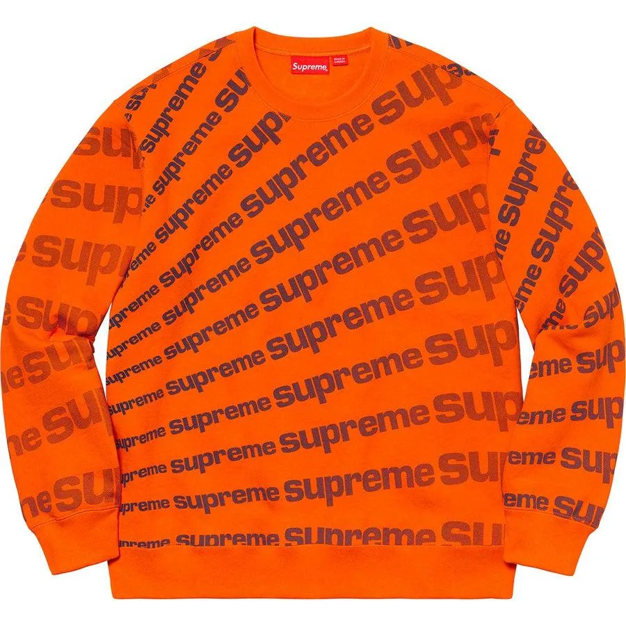 Supreme Radial Crewneck (Orange)