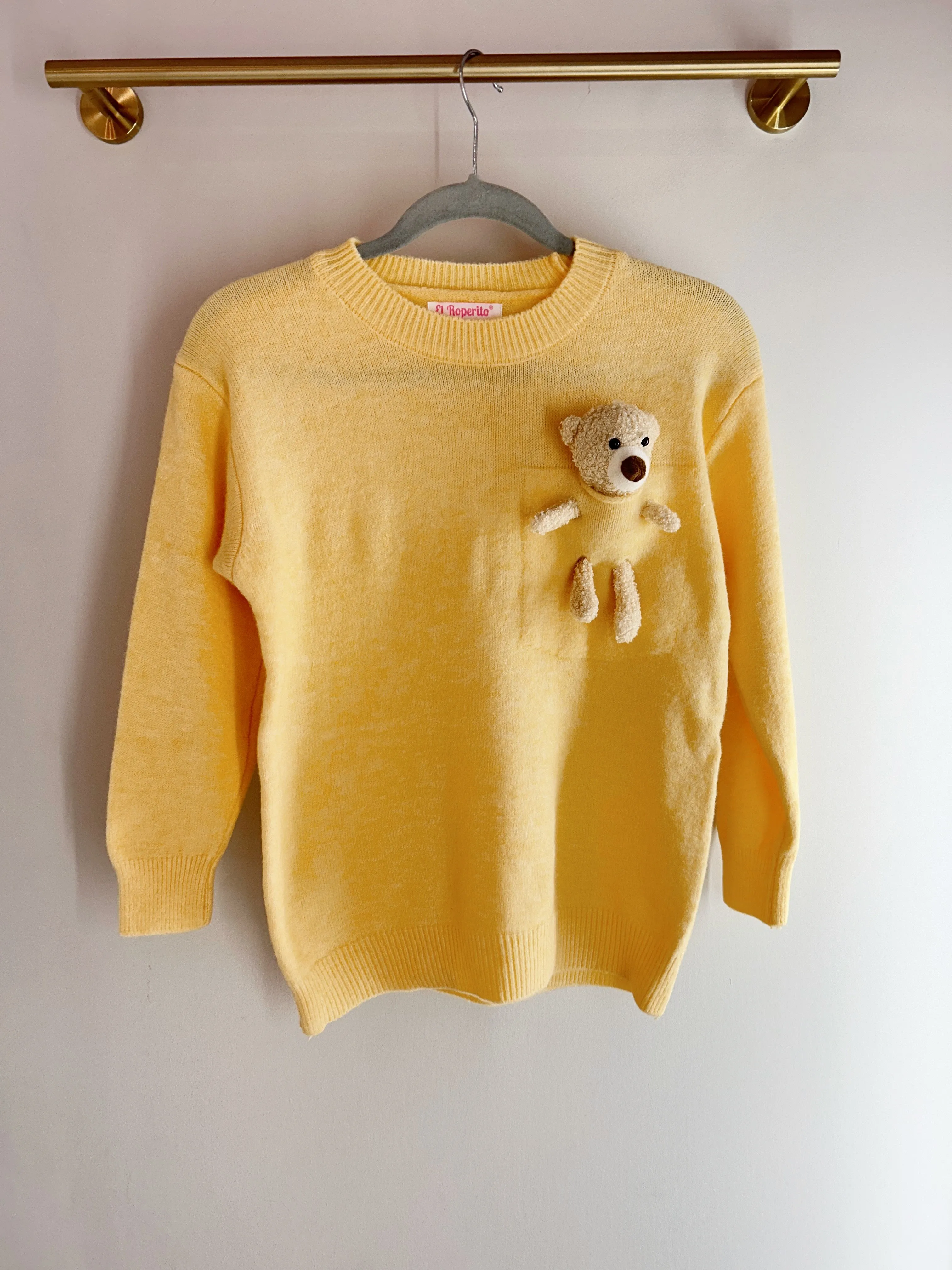 Sweater Baby Bear Yellow