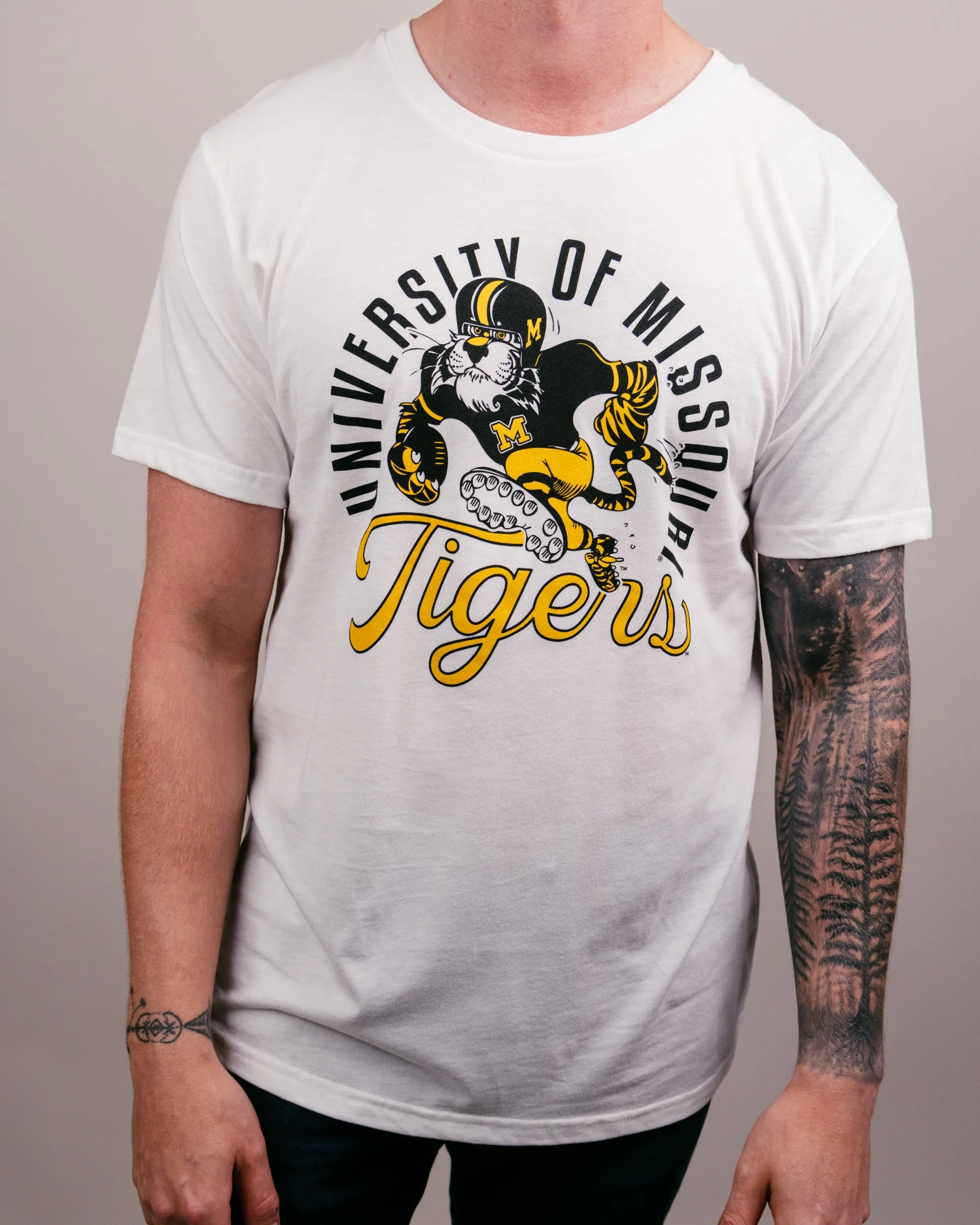 University of Missouri Tigers White T-Shirt