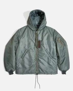 US2348 Unused x Buzz Rickson's MA1 Hooded Jacket - Sage Green