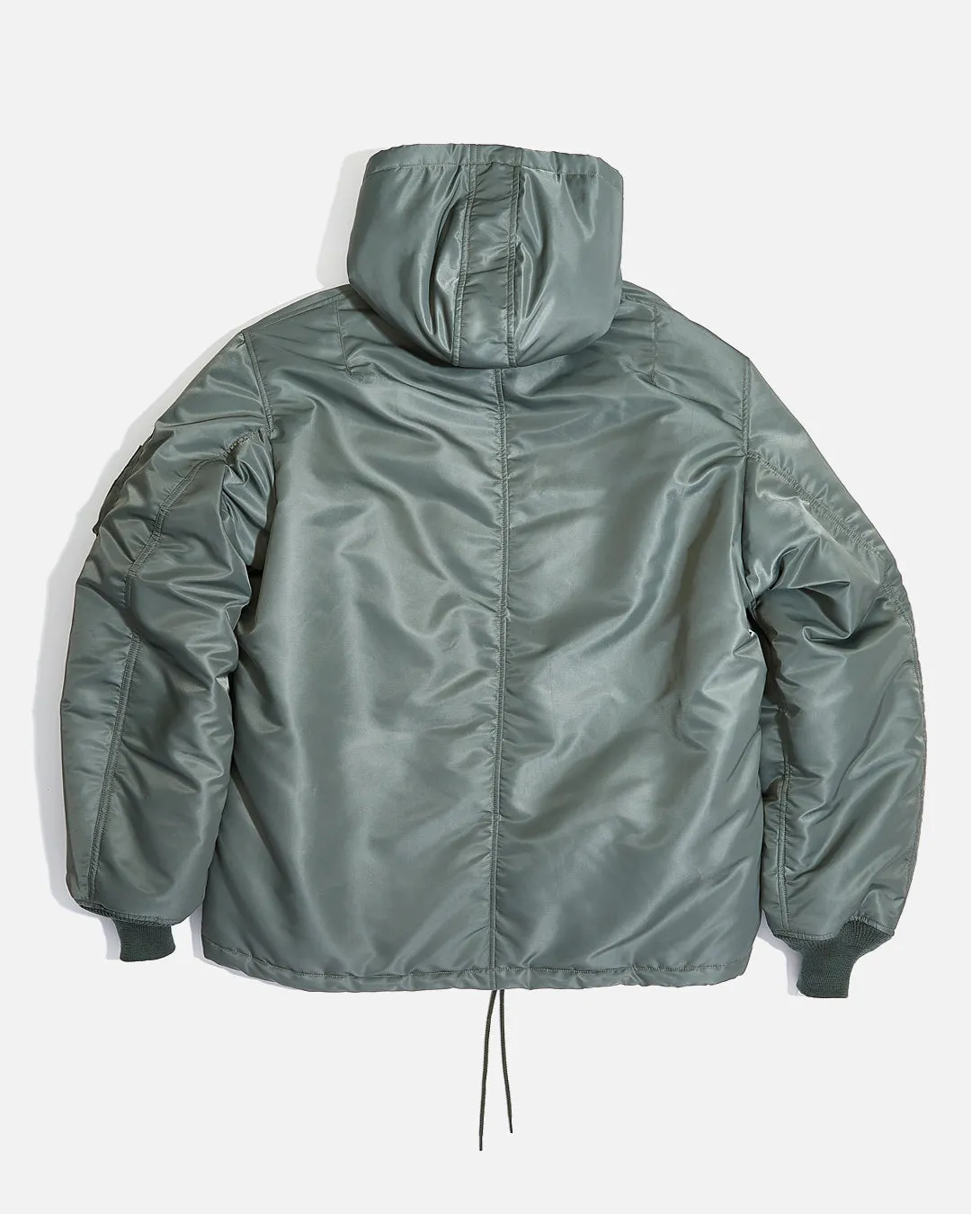 US2348 Unused x Buzz Rickson's MA1 Hooded Jacket - Sage Green